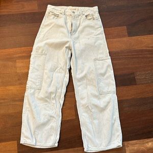 Levi’s utility high waisted wide leg crop size 27